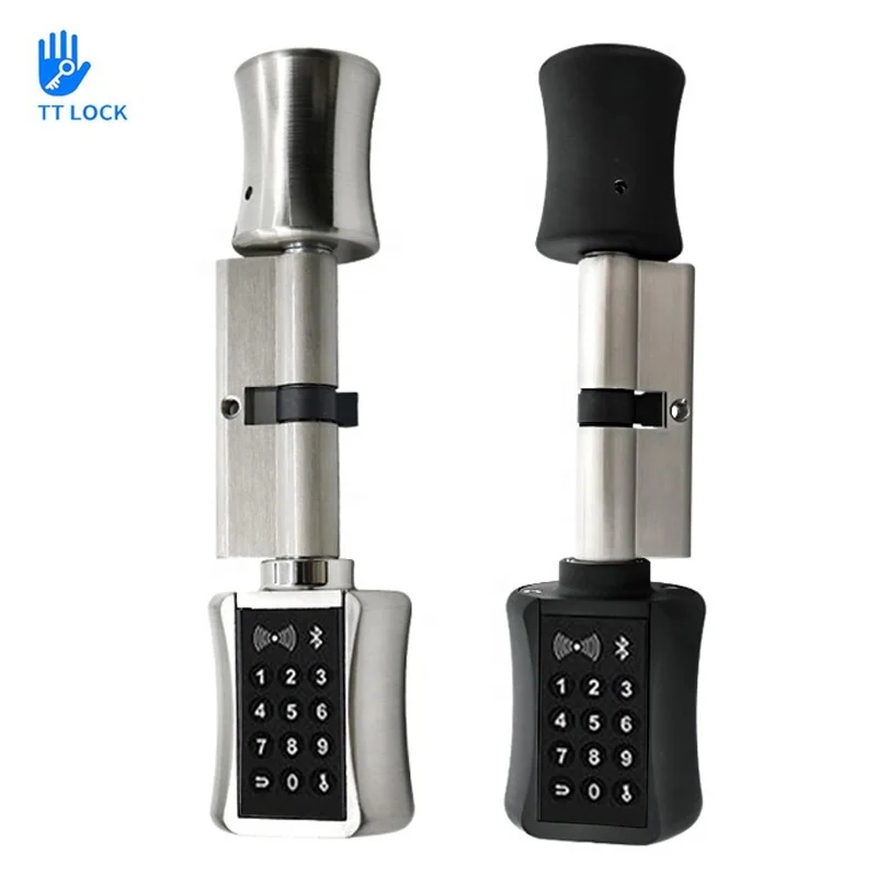 digital smart password card app mortise lock cylinder