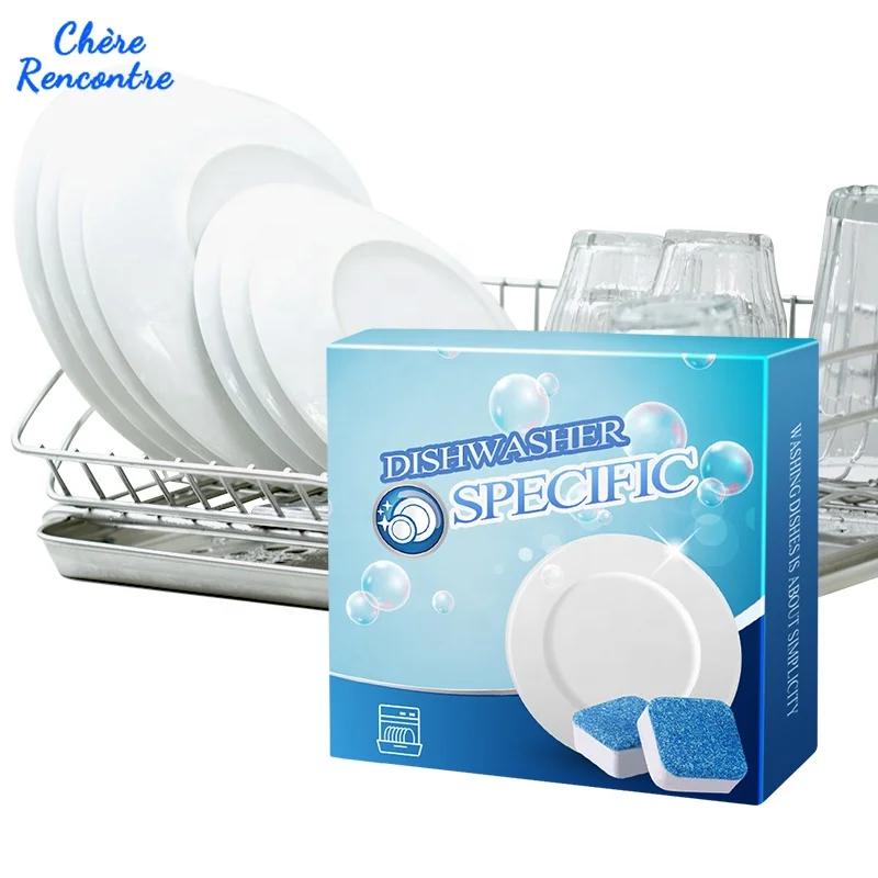 All In One Eco-friendly Kitchen Dissolvable Cleaner Tablet Organic Concentrated Dishwasher Detergent Tablets