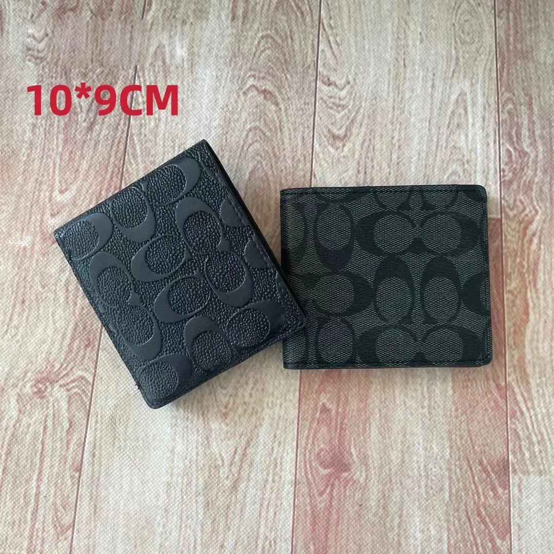 Famous Coauch Luxury Designer Bag Women Wallet Pu Leather Credit Card Wallet With Zipper