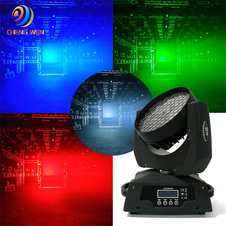 108*3W RGBW LED Wall Wash Light With Moving Head For DJ/Stage/Party/Disco Effect Fixture