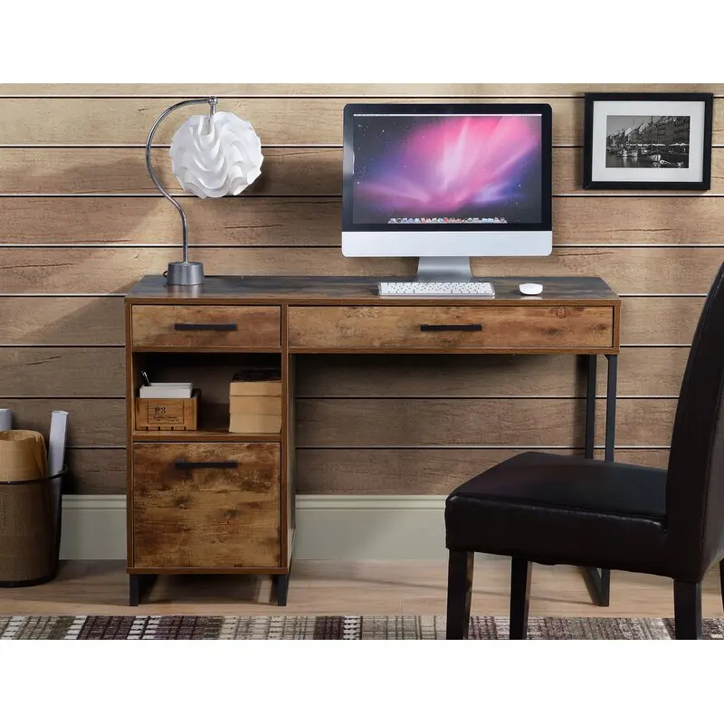 Top Selling Wooden Home Office Computer Pc Desk Laptop Study Table Workstation