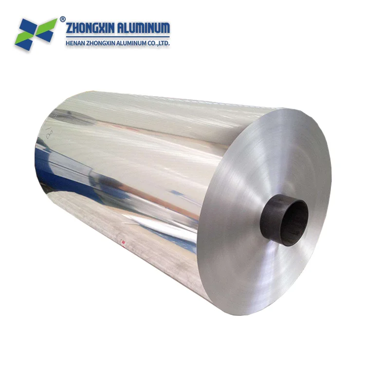 Excellent Quality Henan 12mic/14 Mic Aluminium Jumbo Foil Aluminum Foil 8011 1235 3003 Silver Color 10 Micron Roll Coated