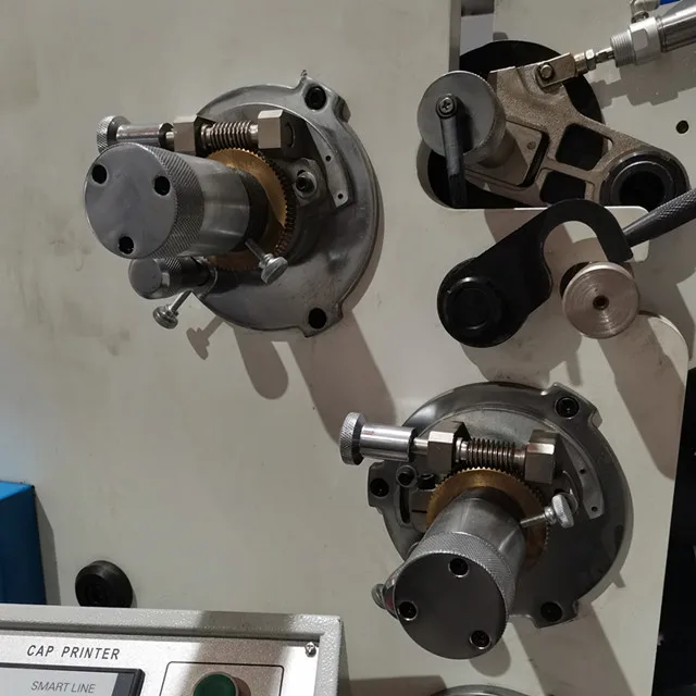 Automatic Bottle Cap Printing Machine 3 Colors Offset Lids Side Wall Printing Machine