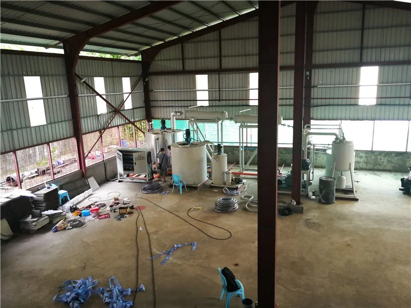 Available For USED Black Oil Like Motor Oil/Engine Oil/Car Oil Regeneration, Output Oil is Base Oil