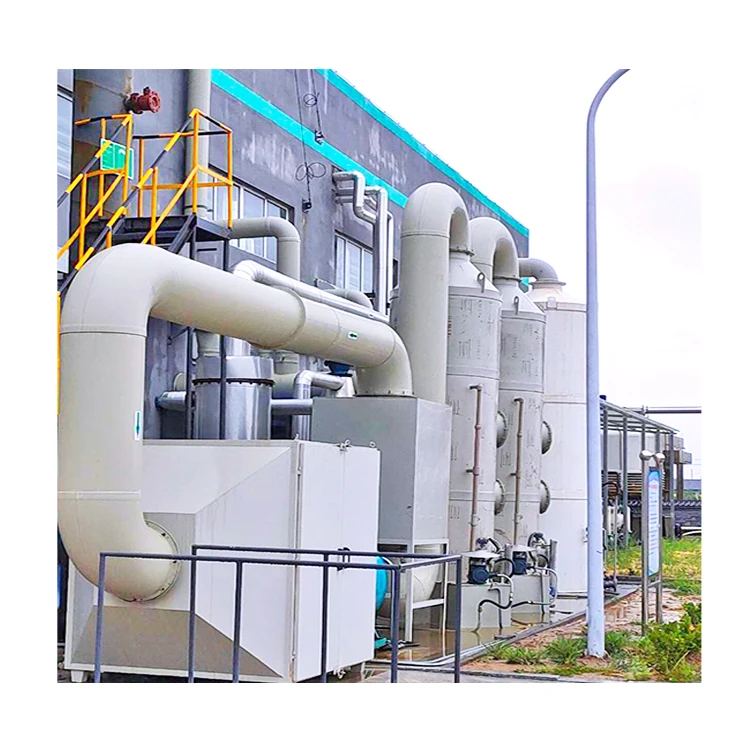 SOX,NOX,H2S... waste air treatment filtration system gas purifying particulate wet scrubbers