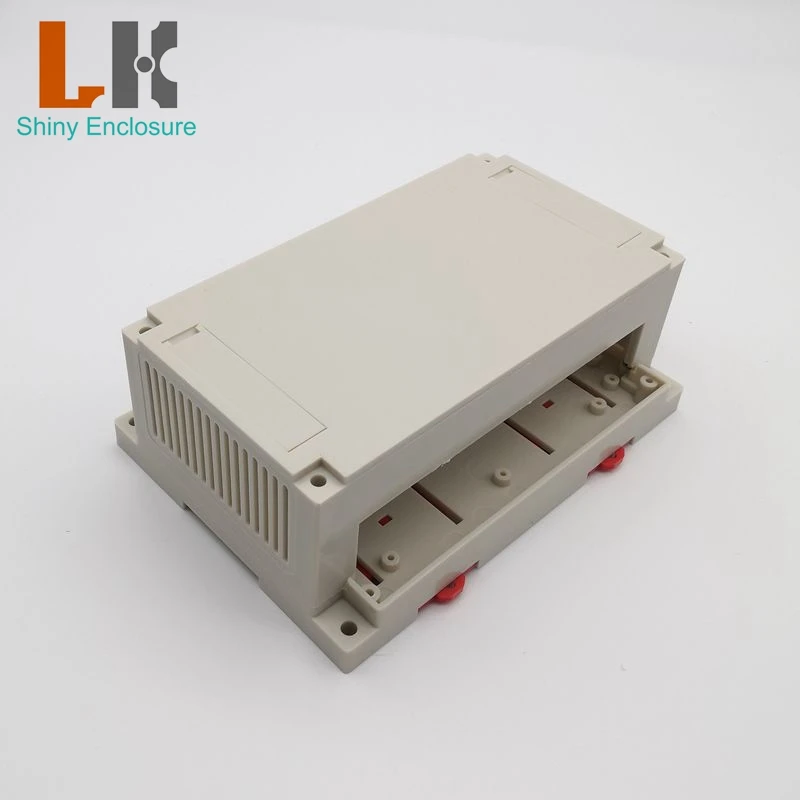 155*110*60mm Design plastic plc box custom electrical din rail abs enclosure