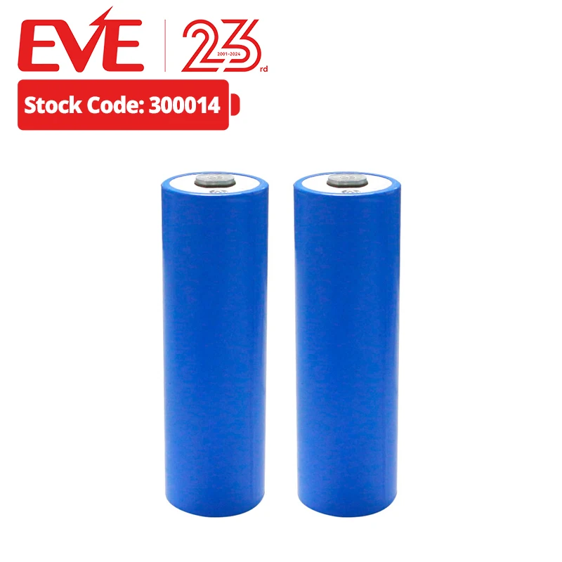 EVE C40 20AH lifepo4 cylindrical cell portable power station generator 32700 33140 lifepo4 cylindrical cell battery