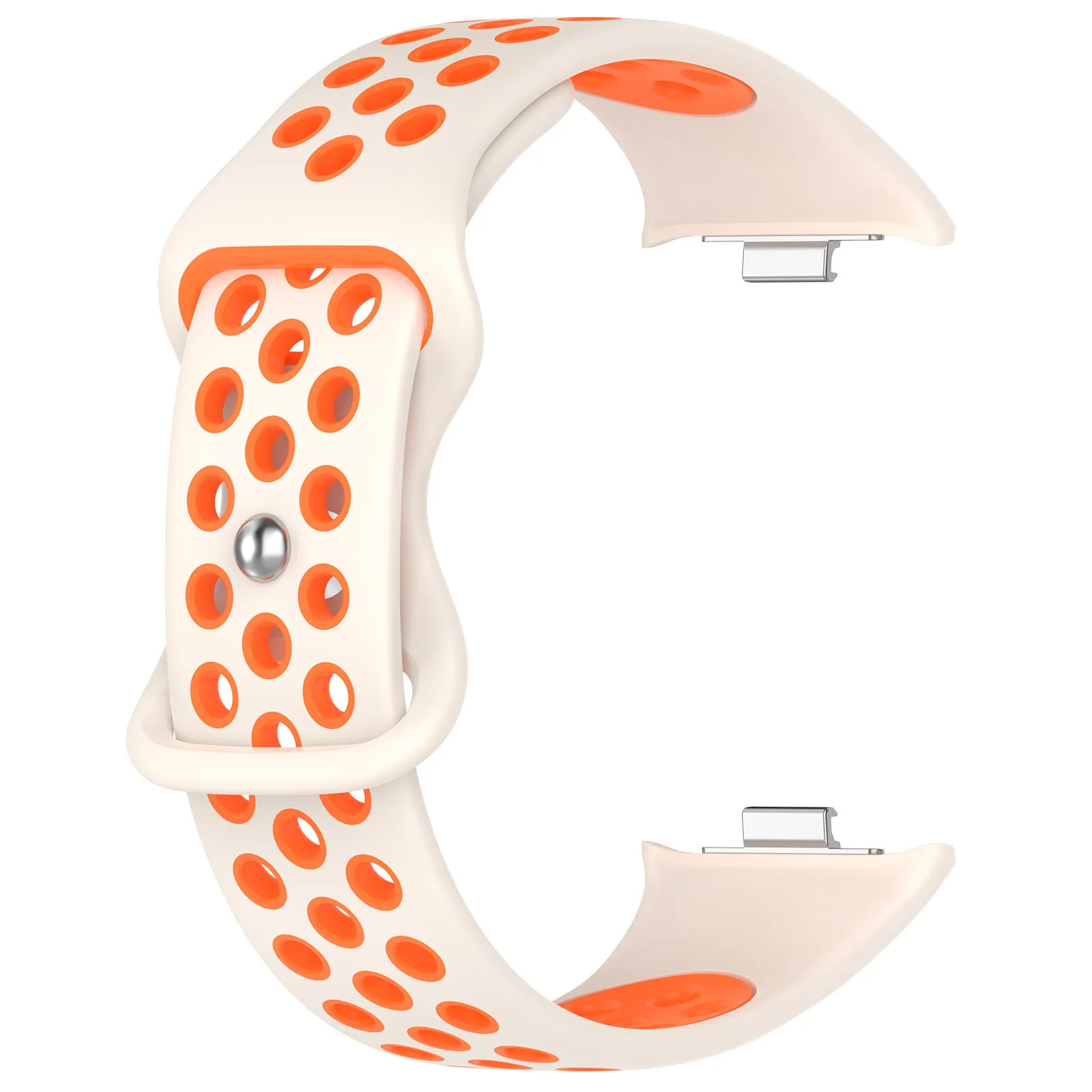 Tschick Bicolor Silicone Strap For Xiaomi Mi Band 8 Pro Breathable Smart Watch Bracelet For Redmi Watch 4 WristBand Accessories