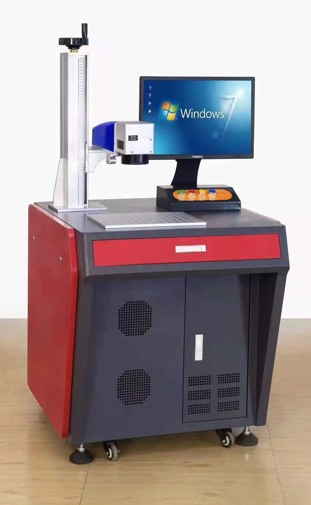 Customized Wireless Control Laser Marking Machine Connect PLC/Server Computer Network Connection Or Rs232 Connection