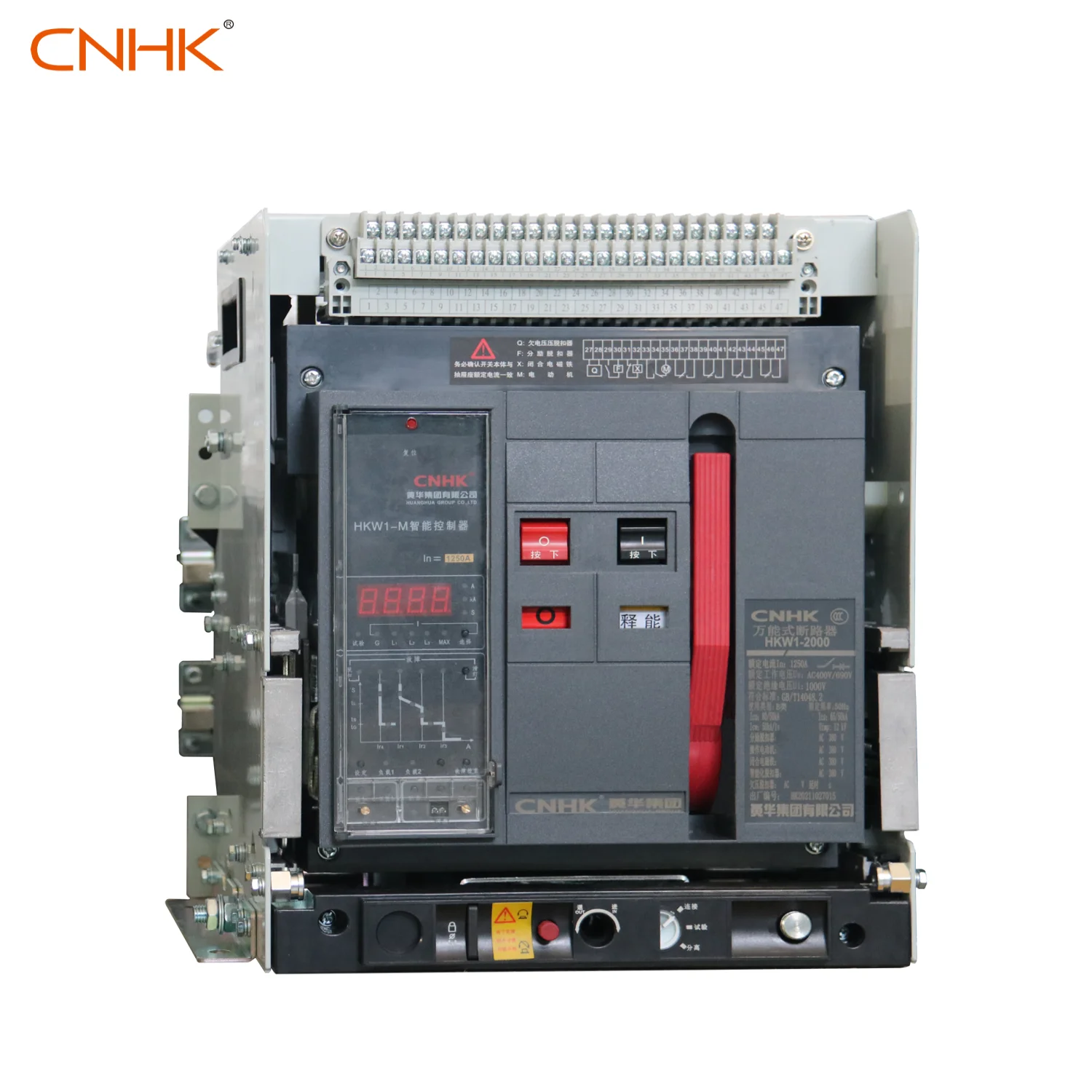 CNHK Drawer Type Air Circuit Breaker High Voltage ACB 3P Phase 2000A 2500A 2900A 3200A Universal Electrical Air Circuit Breakers