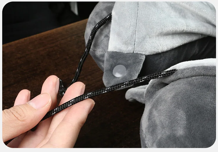 Hot Sale Memory Foam Head Cover Travel Pillow Full-Sleeping on Trip and Indoor