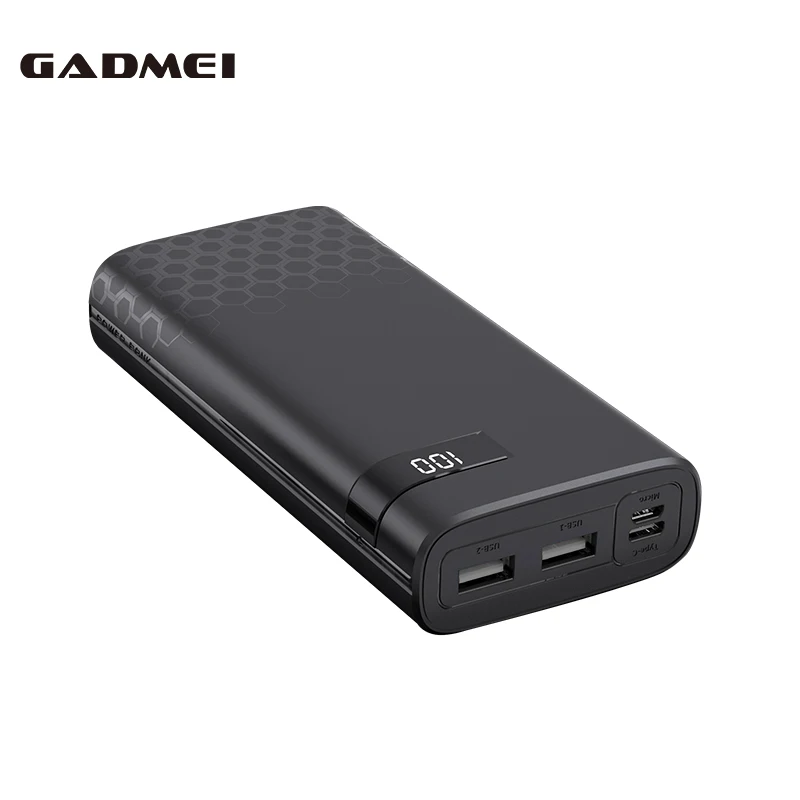 ROHS CE PSE Certificate Custom Logo Mobile Power Bank 20000mAh Digital Display  Powerbank 10000mAh