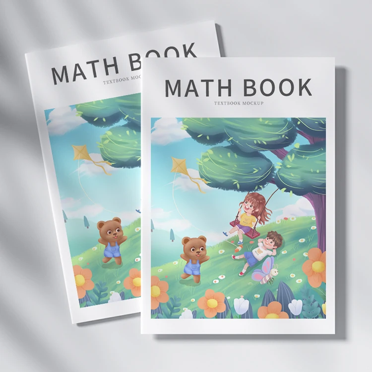 Customized personalized a4 exercise book school exercise book a4 math exercise book