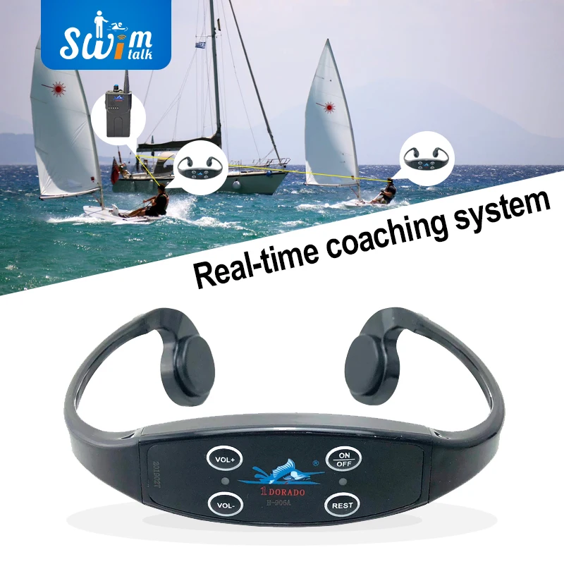 Aquatic Sports Long Range Training Waterproof IPX 8 Wireless H906A Open Water Bone Conduction Headphone