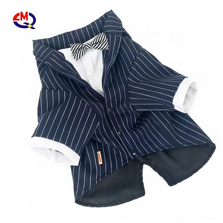 Wedding Dog Shirt Formal Tuxedo for Dog Stylish Pet Bow Tie Costume Tuxedo for Golden Retriever Big Dog Clothes