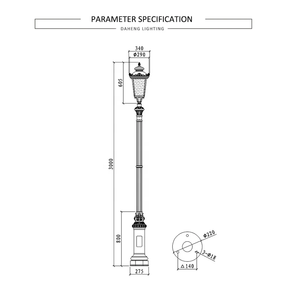 ETL CETL Hotsale Modern Waterproof IP65 Outdoor LED Garden Lights For Pathway Landscape Decoration