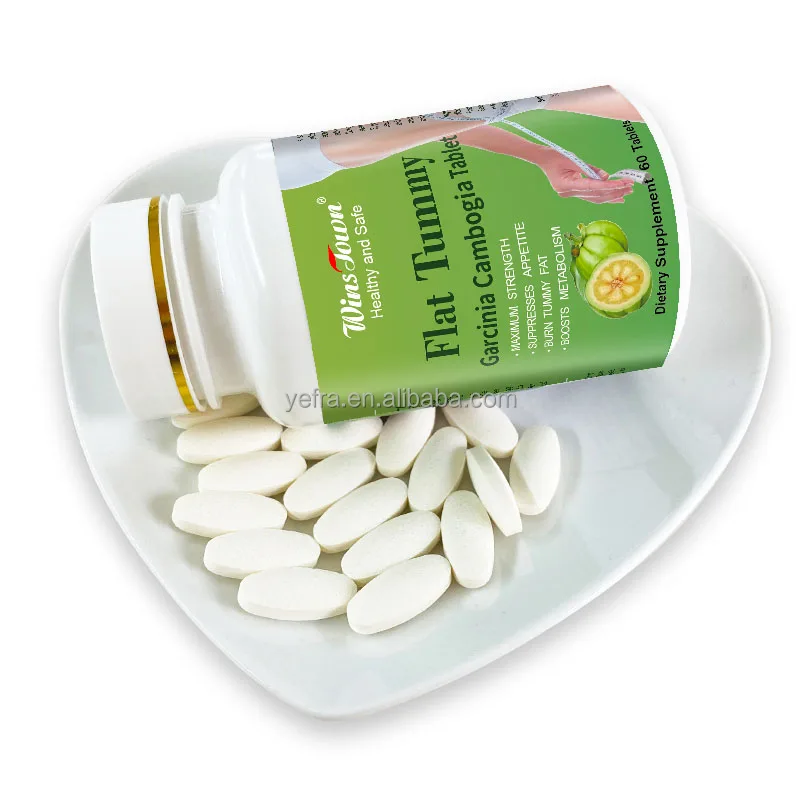 Winstown Flat tummy tablet natural herbal fast slim suppresses appetite boosts capsule Flat belly detox tablets for women