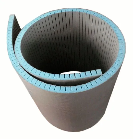 blue extruded polystyrene foam Backer Board Curved Insulation tile backer foam board