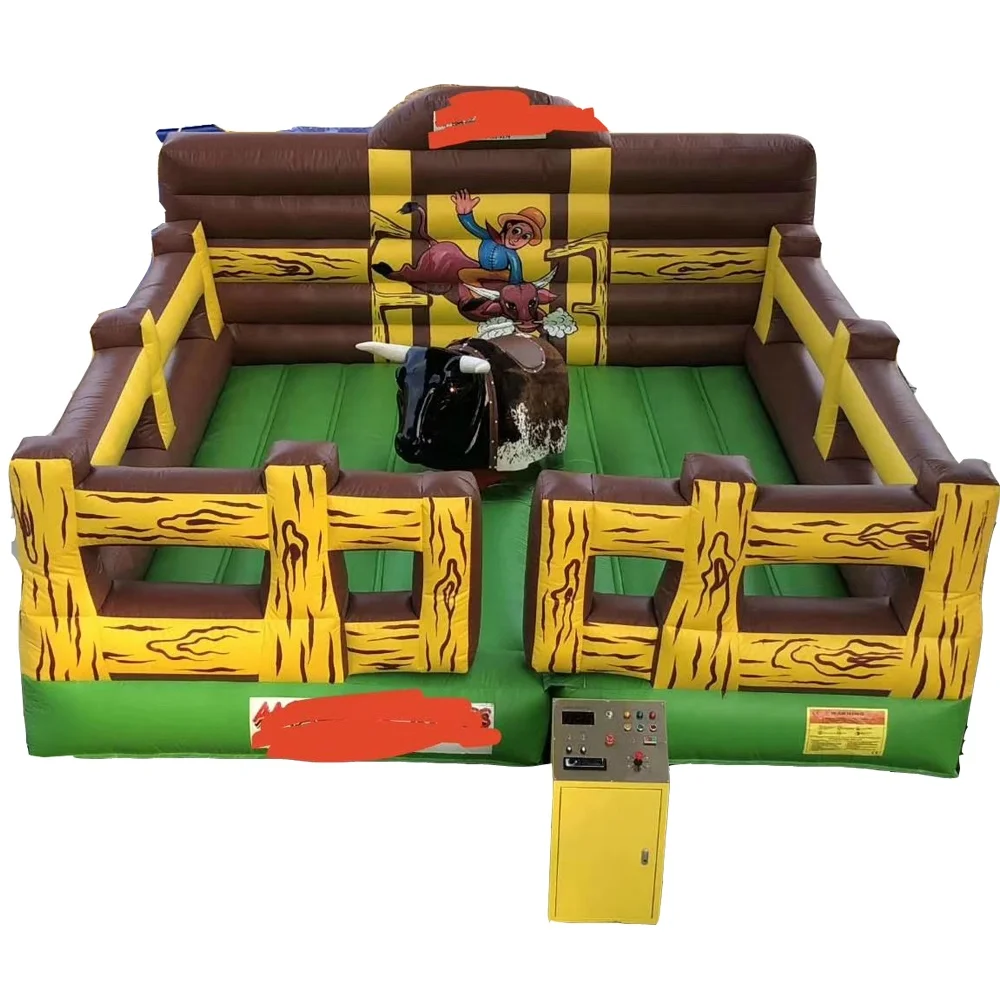 High Quality Crazy Games Mecanic Motor Inflatable Rodeo Mechanical Bull Riding Machine For Sale