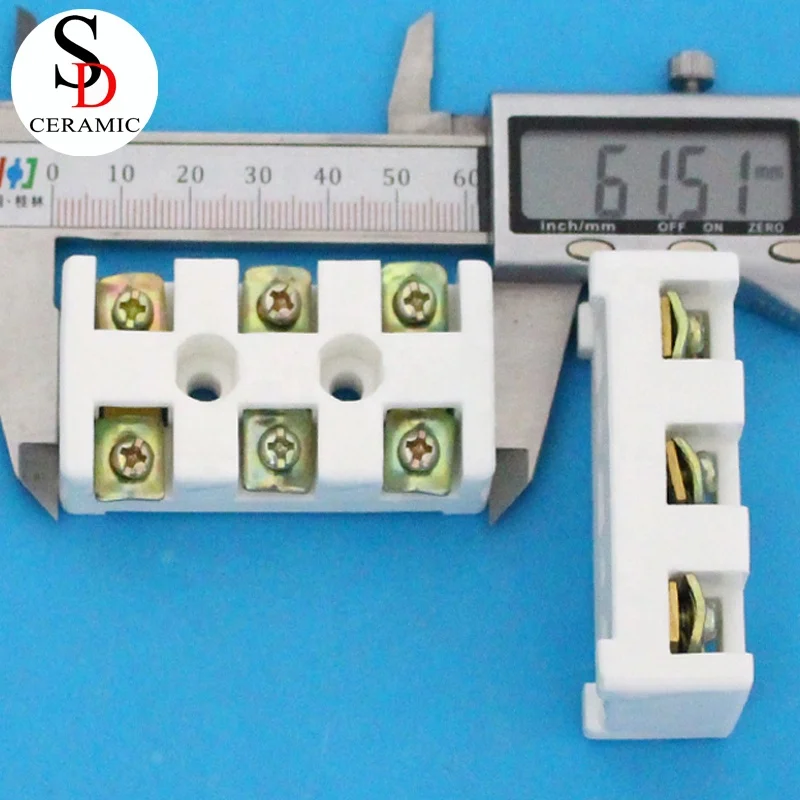 Manufacturer insulating terminal block steatite ceramic wire connector