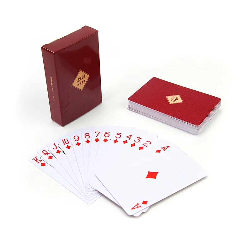 Top hot selling funny PVC plastic poker personalized cards playing cards baloot card