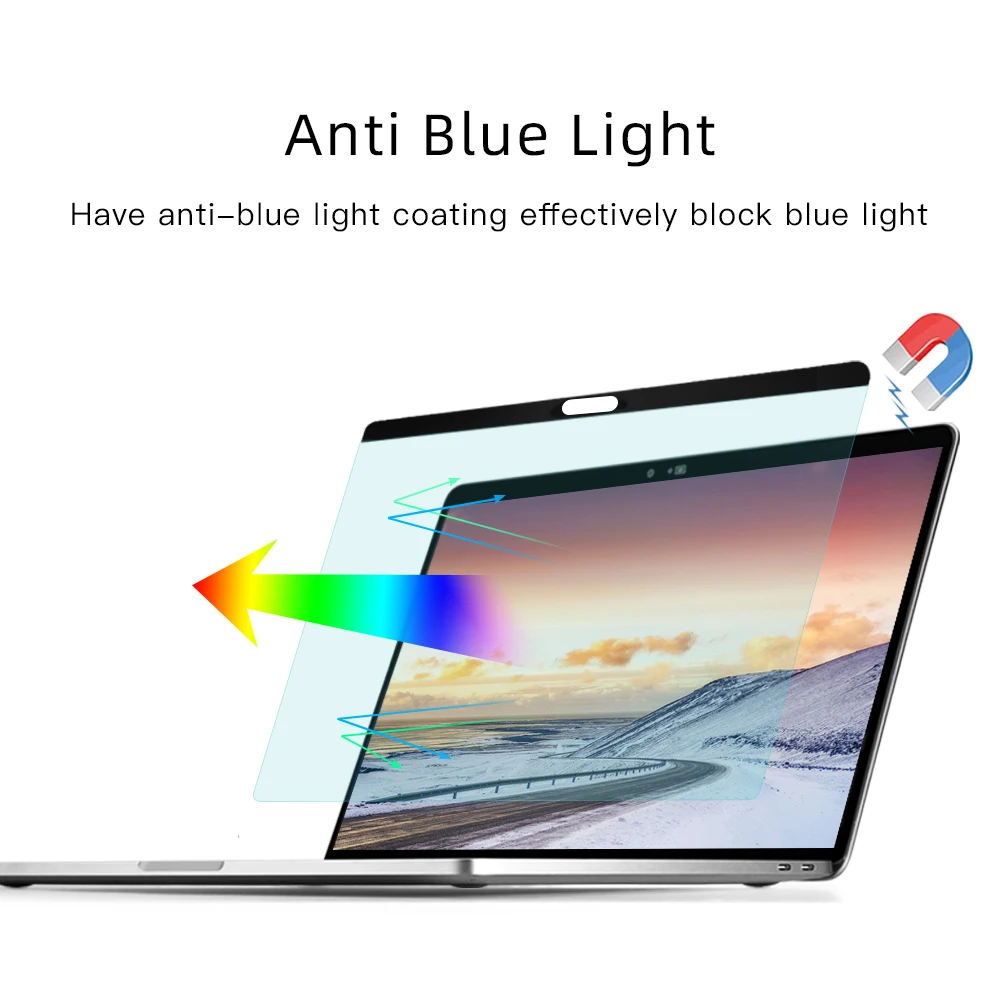 LFD286 Anti-blue light filter removable magnetic screen protector for MacBook Pro 13 2016-2021 portable	compute screen protector