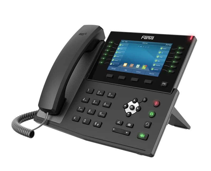 Support 20 Sip Lines High Quality low cost  Voip POE Phone Fanvil X7 Touch Screen Enterprise IP Phone