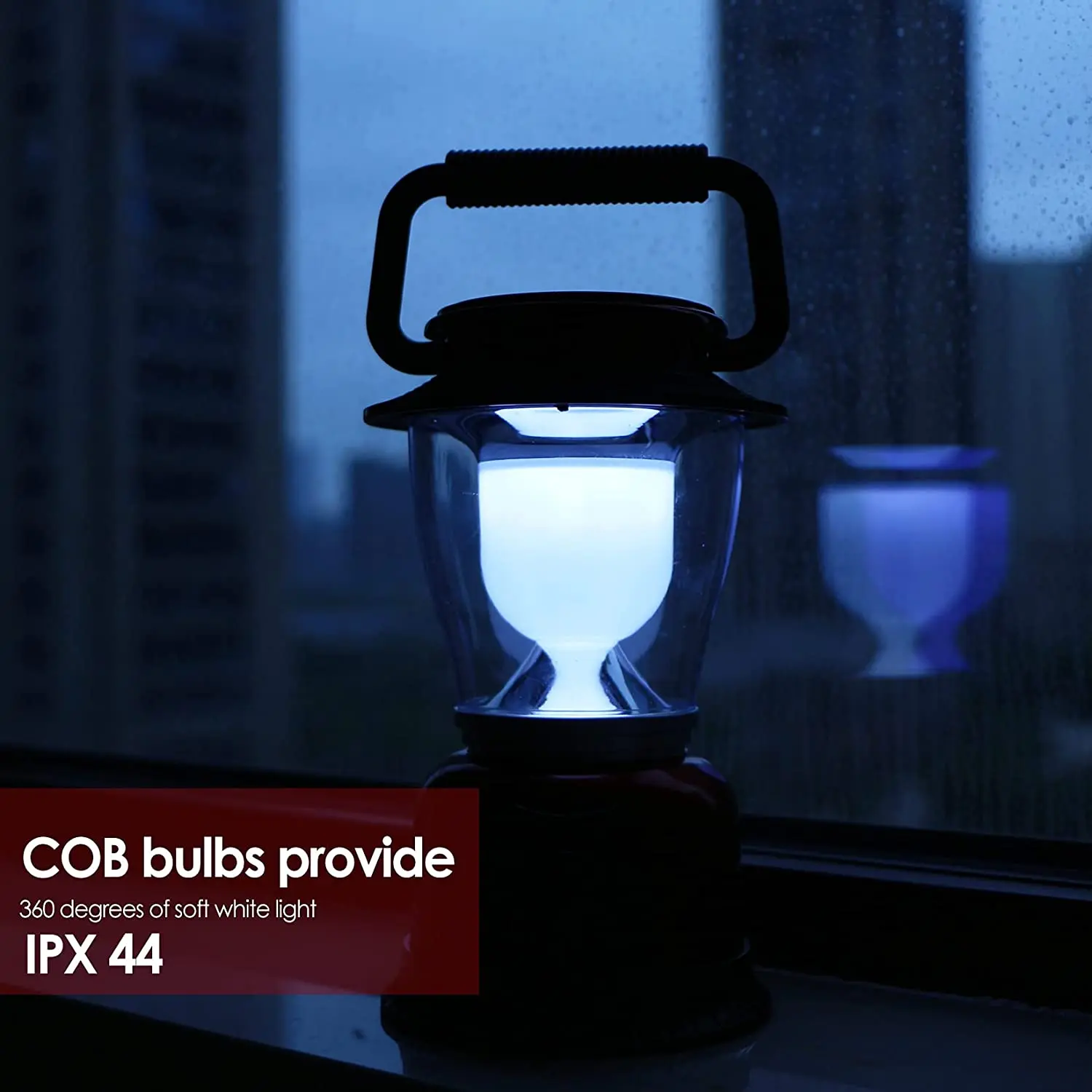 LED Lantern 120LM Variable Power Retro Battery Powered Camping Light