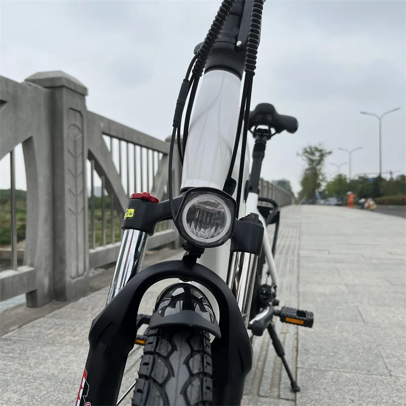 Lantu Ebike 20-дюймовый легкий 500 Вт складной мини-электровелосипед шаг через раму Электрический велосипед
