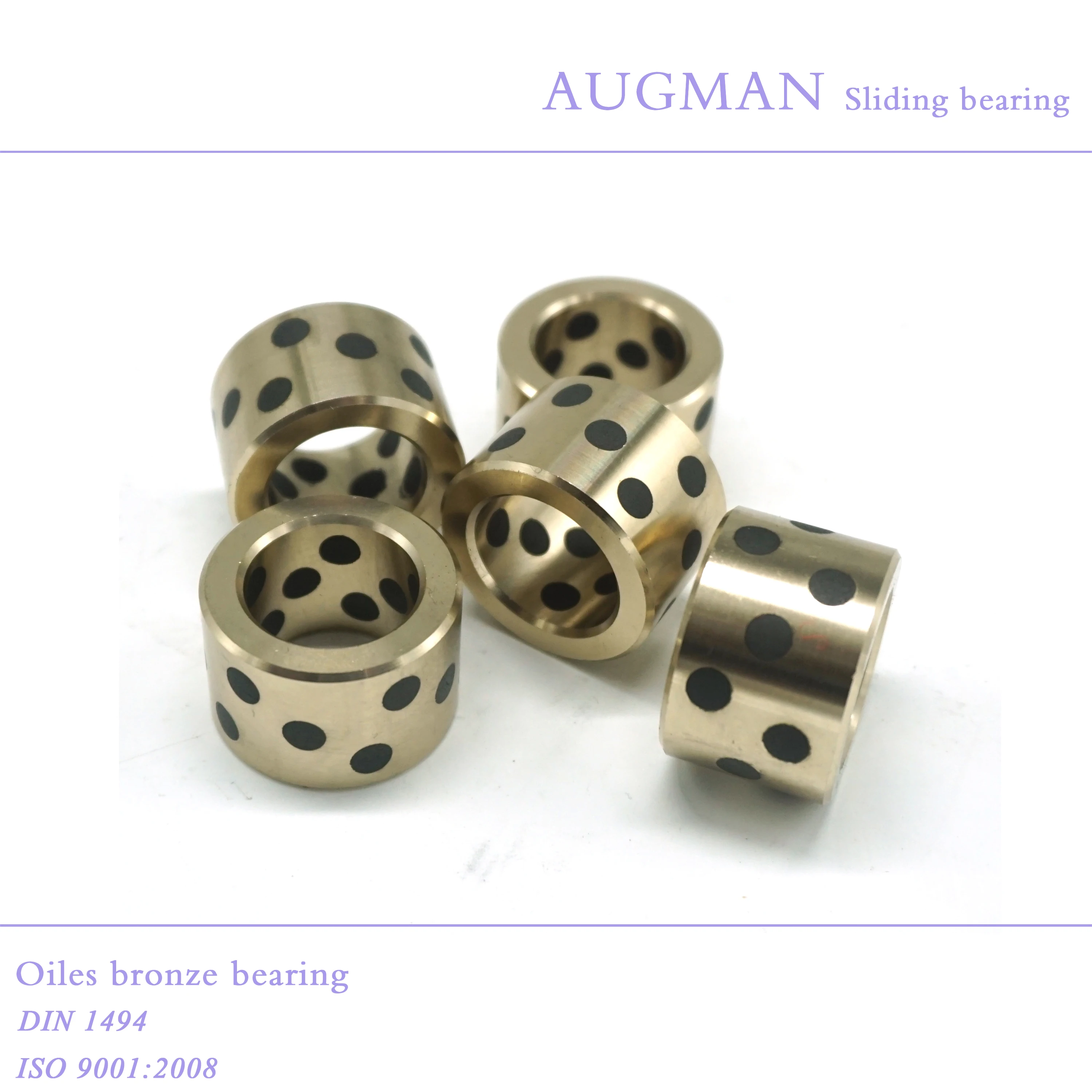 supply all kinds of self-lubricating copper brass oilless bearing bronze bushing