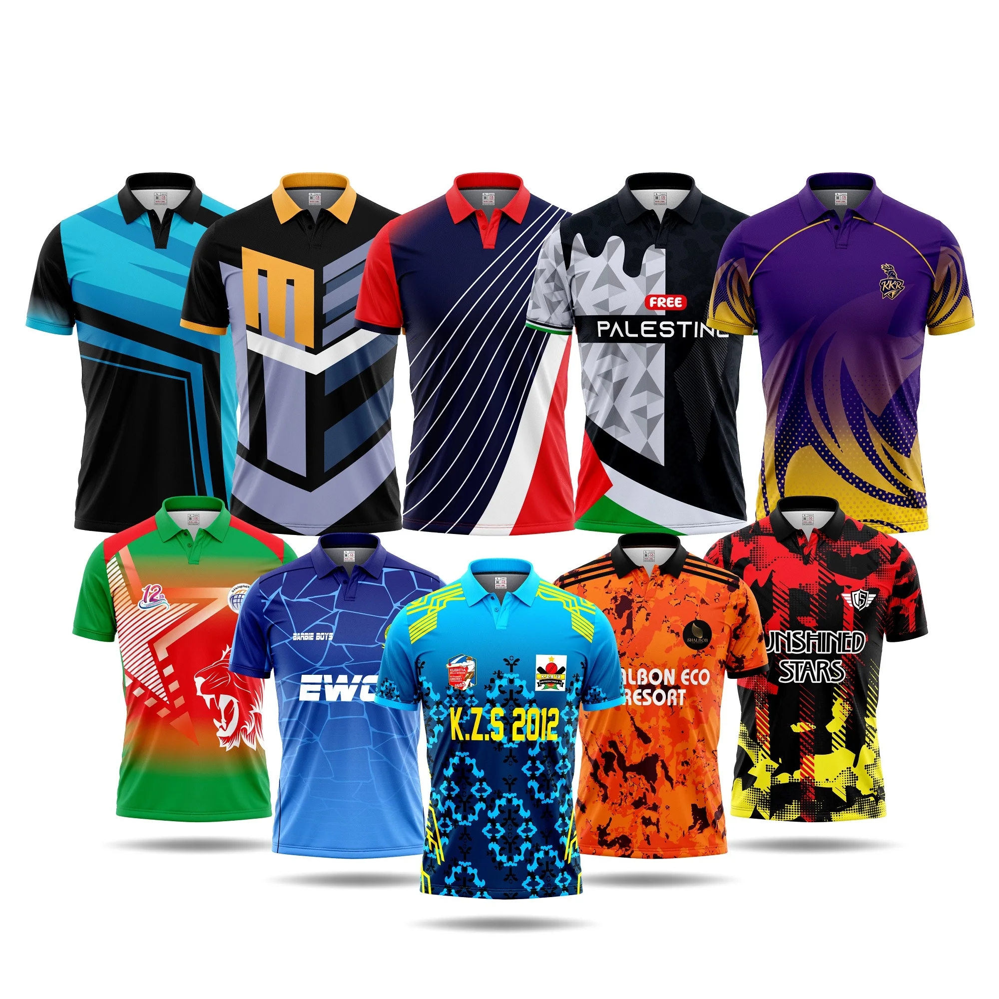 New Design Premium Quick Dry Best Quality Export Oriented Wholesale Price Exported Cricket Jersey For Mens From Bangladesh