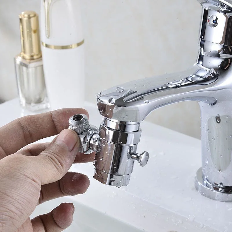 Faucet Aerator Solid Brass Face Washing 720-degree Swivel Eye Wash Station Faucet Mounted Splash Filter Aerators Sink Attachment