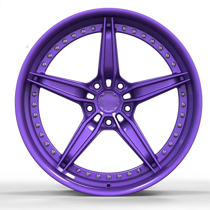 Antron Custom 2 piece 5x114.3 5x120 19 20 21Inch Forged Rims Sport Alloy golden Wheels for BBS hre BMW Mercedes AMG Audi