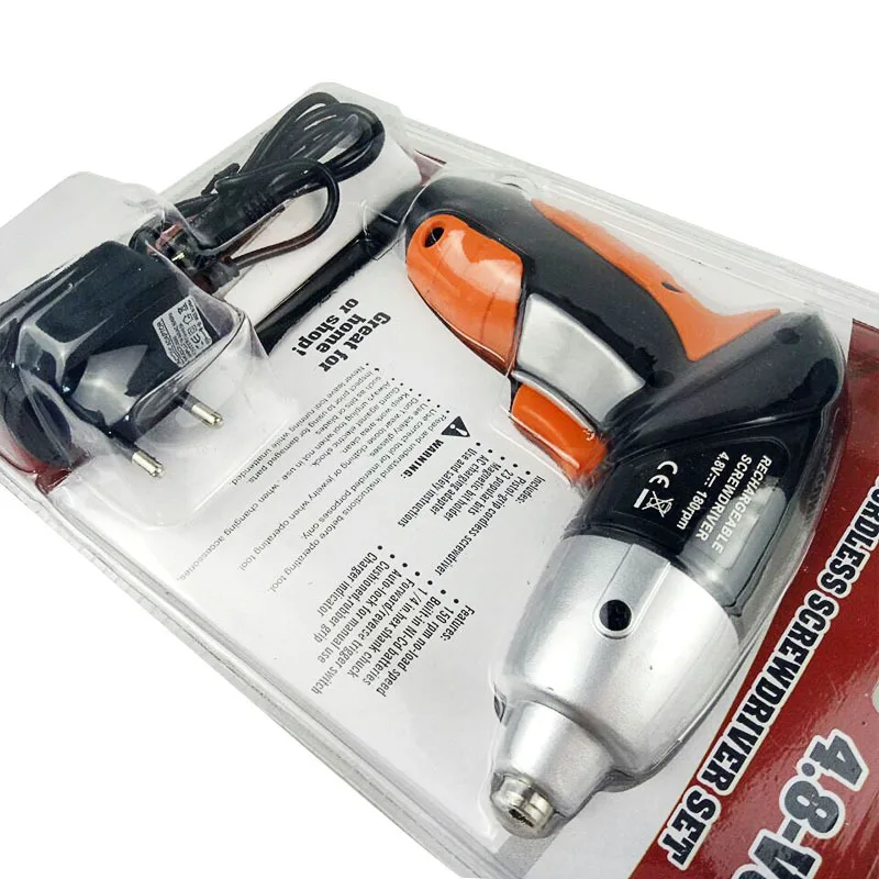 Set of 25pcs 4.8V Lithium Power Cordless Screw drivers Rechargeable Electric Hand Drill With Bits Mini Electric Screwdriver Kit