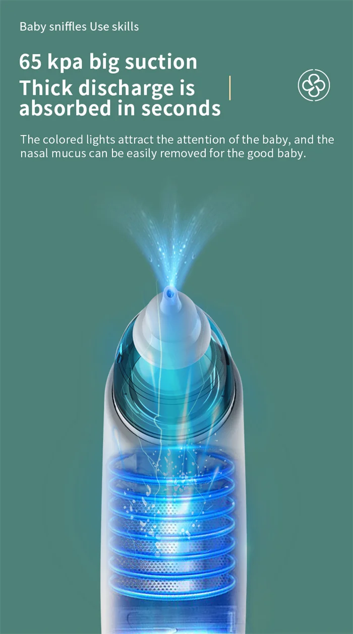 Baby Electrical Music Nose Cleaner Portable Nasal Aspirator