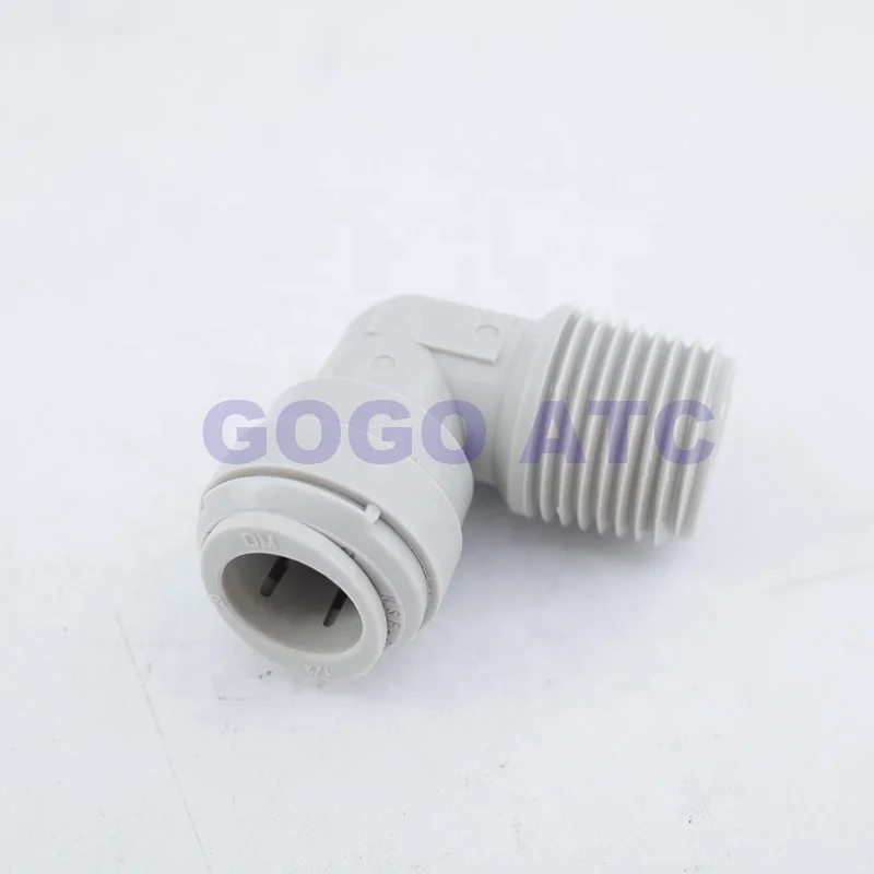 High quality pipe joint Female Thread Elbow Pneumatic Hose Connector M5 1/8 1/4 3/8 1/2 nylon Air Fitting
