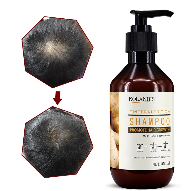 KOLANBIS Old Ginger Effective Extracts Ginger Shampoo Vietnam Hot Sale Hair Growth Shampoo