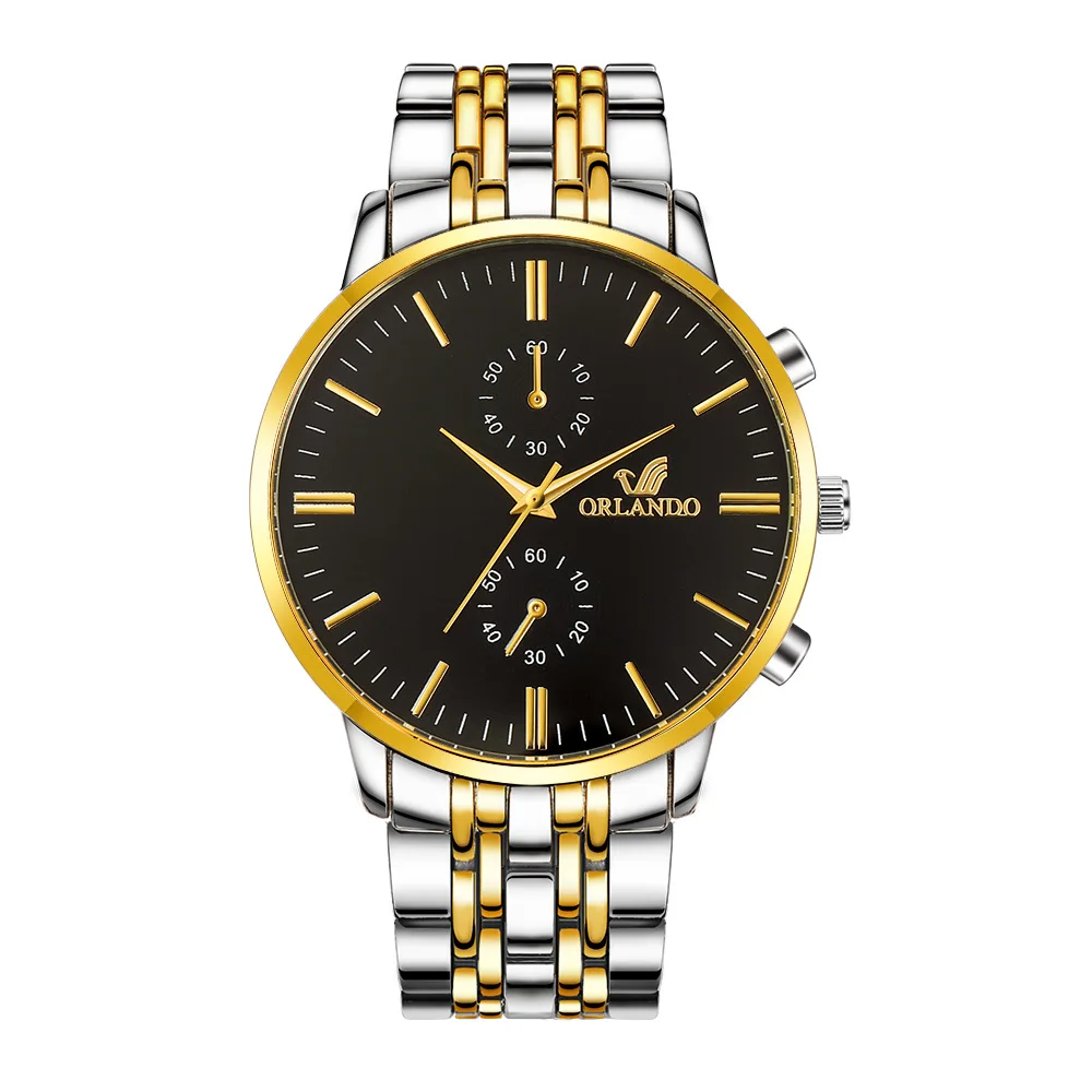 New style stainless steel band quartz Mens Watches luxury Business watch for men