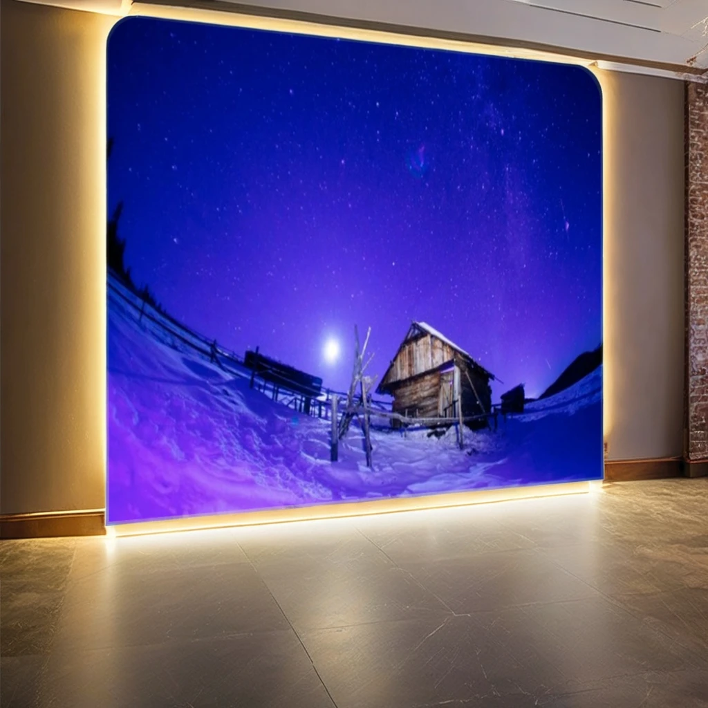 10X8 ft Aluminum Tension Fabric Pillow case Backdrop Display Stand Wedding Decor with Straight Advertising Banner