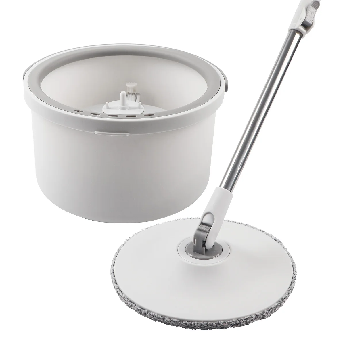 New product spin 360 round mop and bucket floor cleaning free hand just like as seen on TV