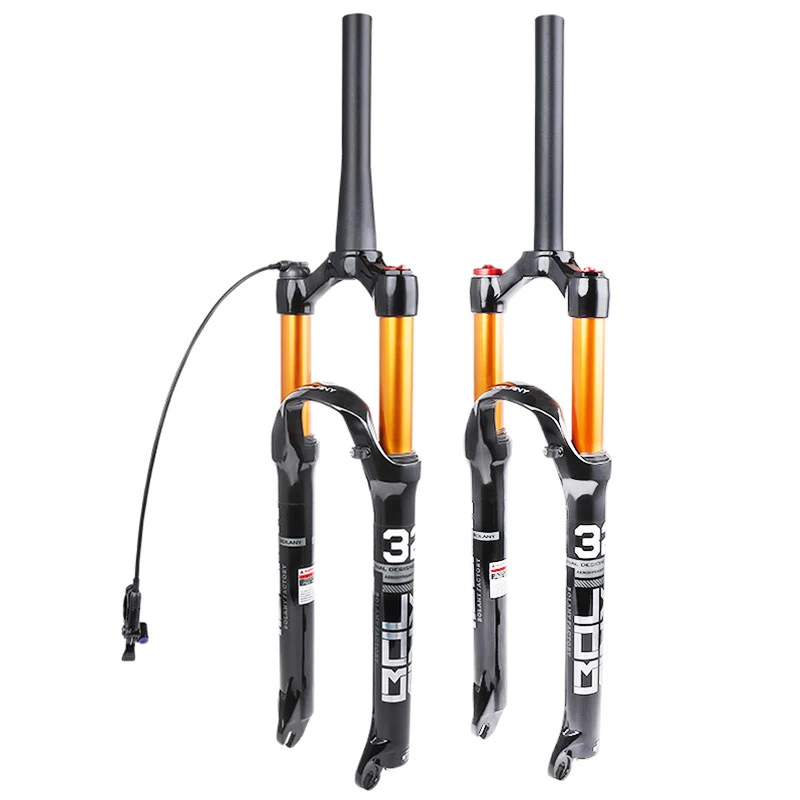 Magnesium alloy mtb bicycle fork suspension rim 26/27.5/ 29er Inch mountain bike 32 RL HL100mm fork for a bike accessories