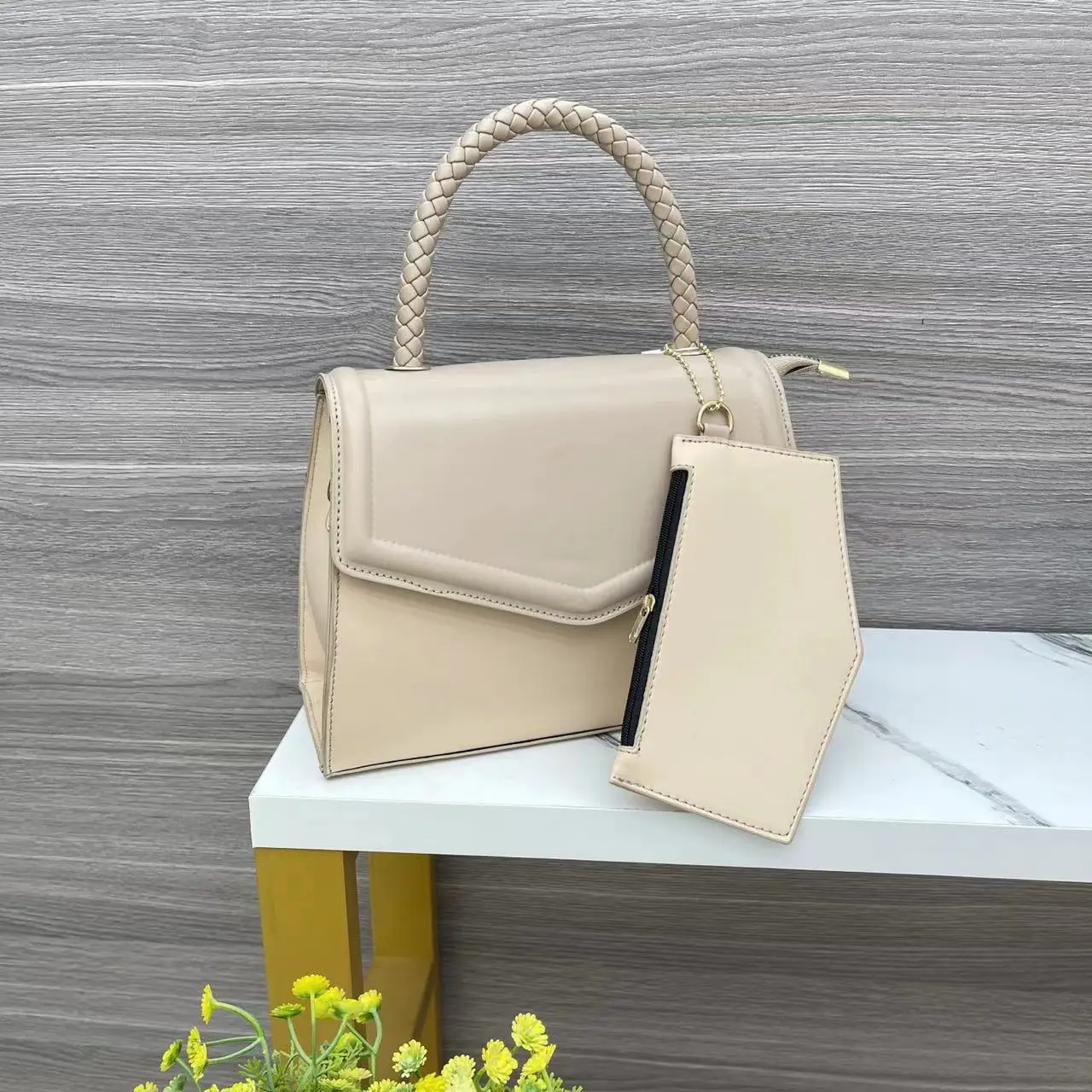 Wholesale Trendy Famous Brand 2 pieces Fashion Sling Bag 2023 Popular Candy Luxury Designer Messenger Bag