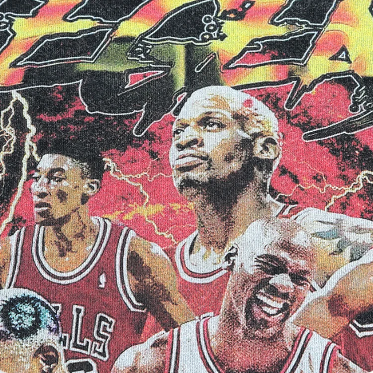 Wholesale High Quality Mens Acid Wash T shirt streetwear oversized hip hop 100% cotton tshirts custom graphic vintage t shirts