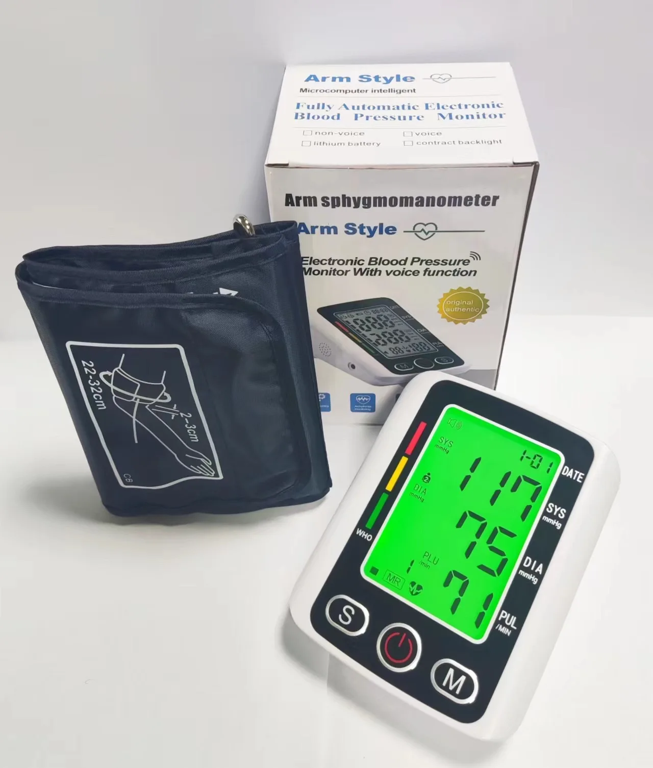 Automatic blood pressure monitor arm blood pressure monitor supports  ASEAN Digital BP