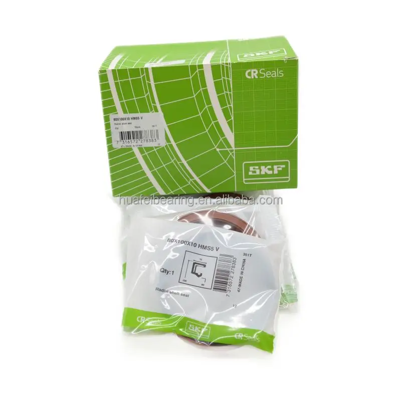 Original SKF grease seal 80X100X10 HMS5V Radial shaft oil seal