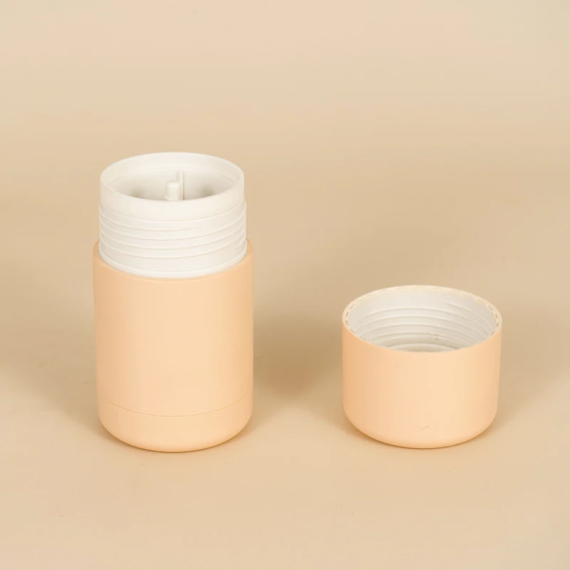 Custom ABS AS Top Filling White Twist Up Gel Cream Deodorant Stick Tube Body Deodorant Container with Sifter Lids