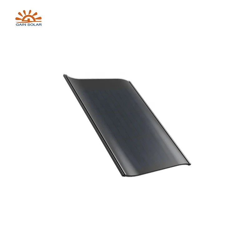 Manufacturer Hantile Curved Solar Roofing Slate Tiles Shingle Photovoltaic Solar Roof Tiles