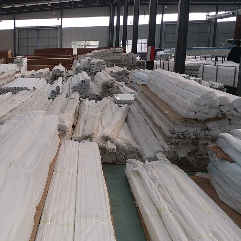 Factory vinyl window shutter parts louver components upvc plantation shutters profile