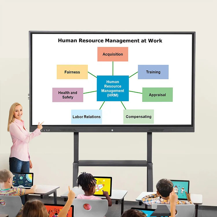 
Custom 65/75/85/86/98/100 Inch Digital Touch Smart Board For Schools Smart Class 