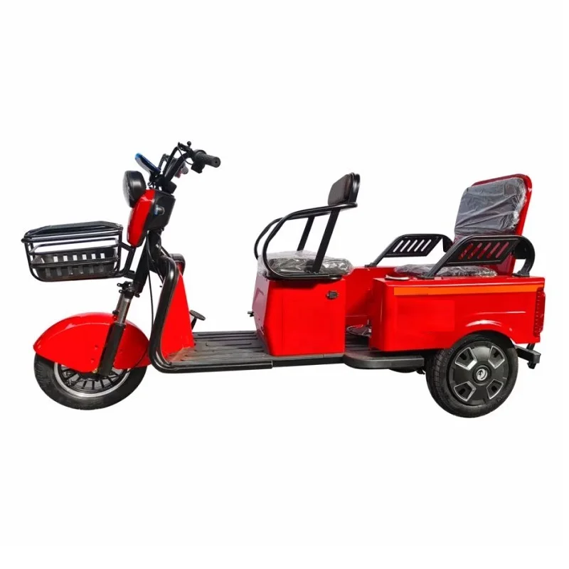 Custom colors cargo electric trike China fat tire electric scooter modern style electric adult tricycle